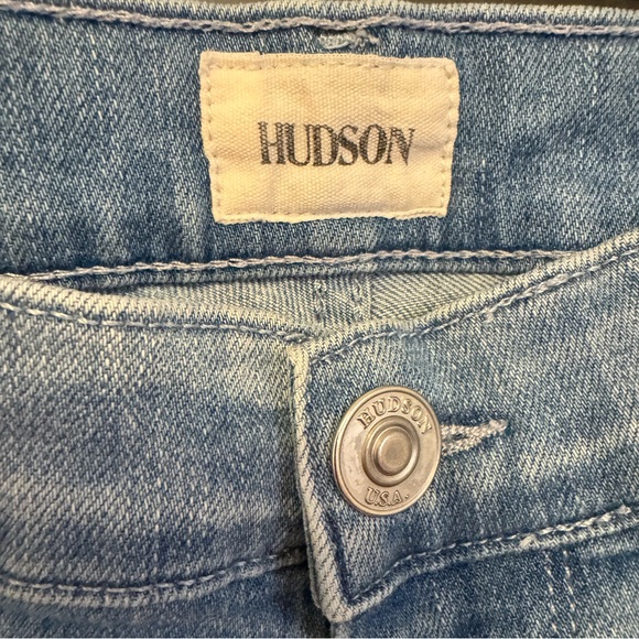 Hudson Jeans Light Blue Distressed Skinny Jeans - Picture 3 of 3